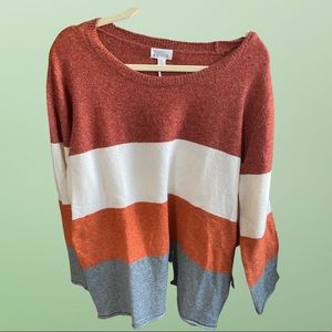 Multi stripe sweater